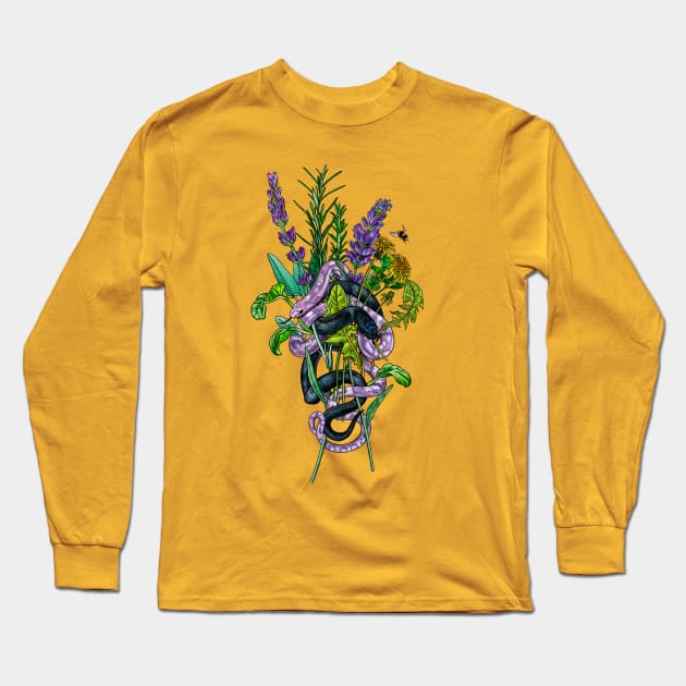 Nature's Apothecary Long Sleeve T-Shirt by ChromaChamelea